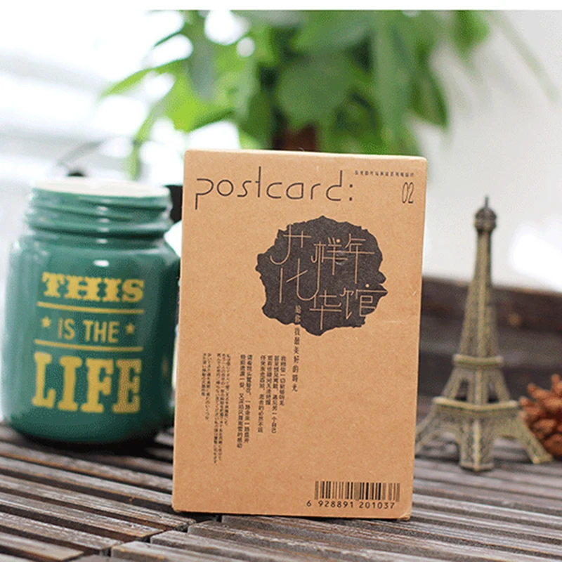 30 шт./кор. винтажная открытка с изображениями цветов поздравительная сделай сам