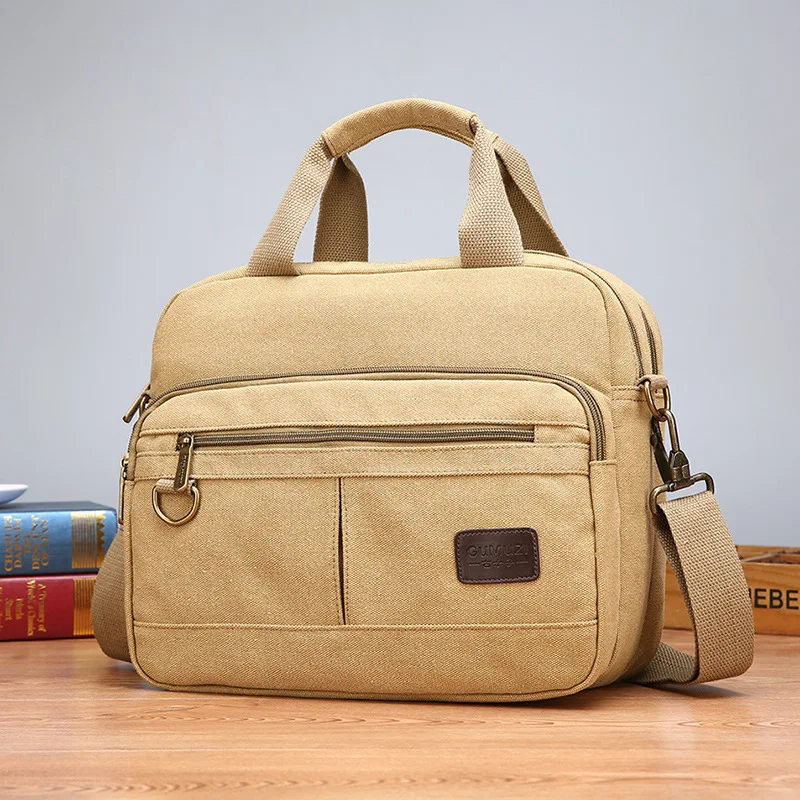 Classic Design Canvas Male Messenger Bag Casual vintage Shoulder Crossbody Bags High quality Women travel bags Multifunction |