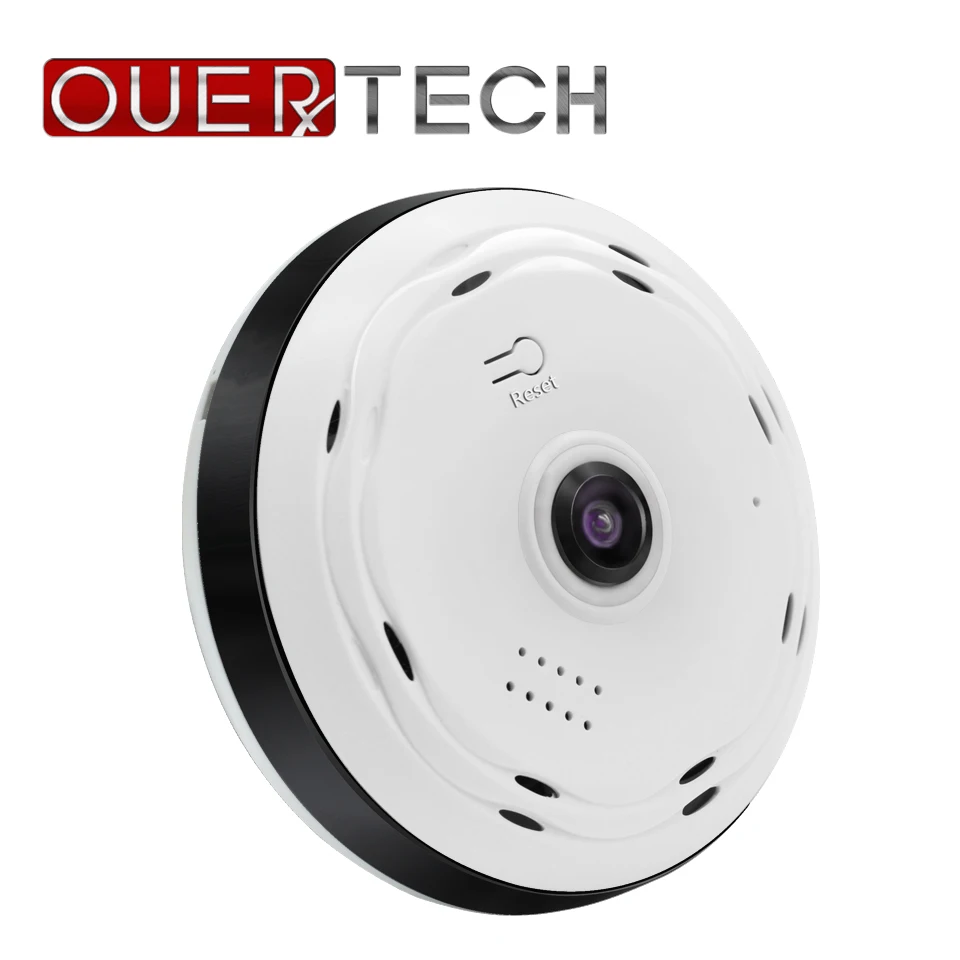 Панорамная камера видеонаблюдения OUERTECH 360 градусов Wi Fi 960p рыбий глаз|Камеры