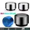 HIPERDEL Mini Bluetooth Speaker Wireless Portable USB Led Light Music Box Hi-Fi Boxes Subwoofer Small C319 | Электроника