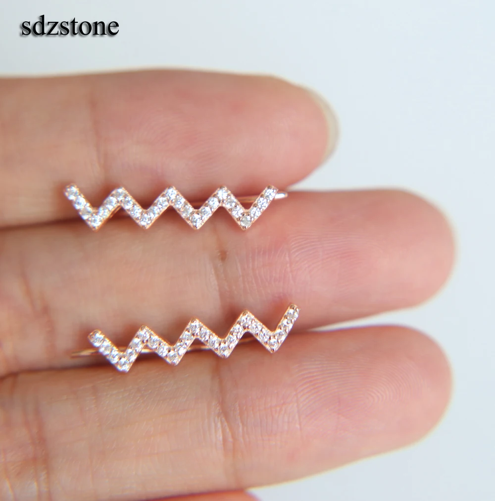 Женские длинные серьги из серебра 925 пробы с фианитами|fashion jewelry earrings|jewelry earringsearrings