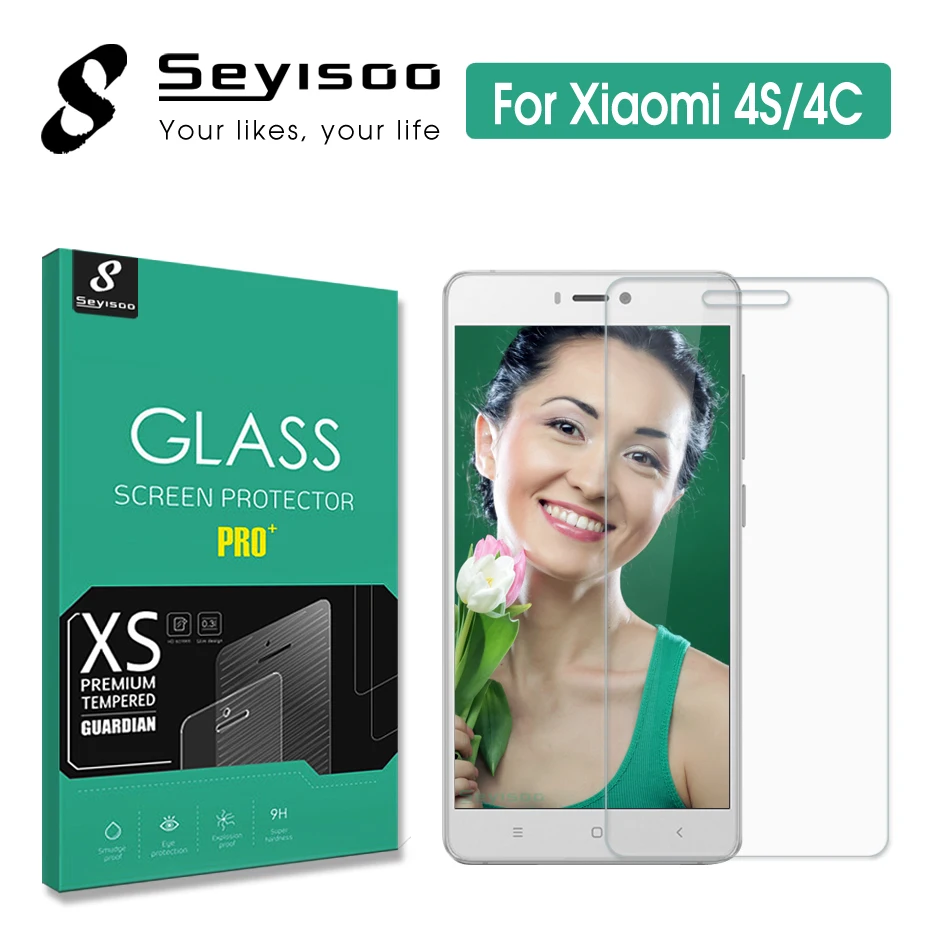 Защитное стекло Seyisoo закаленное премиум класса для Xiaomi Mi4S Mi4C Xiomi Mi 4S 4C 0 3 мм 2.5D 9H|screen