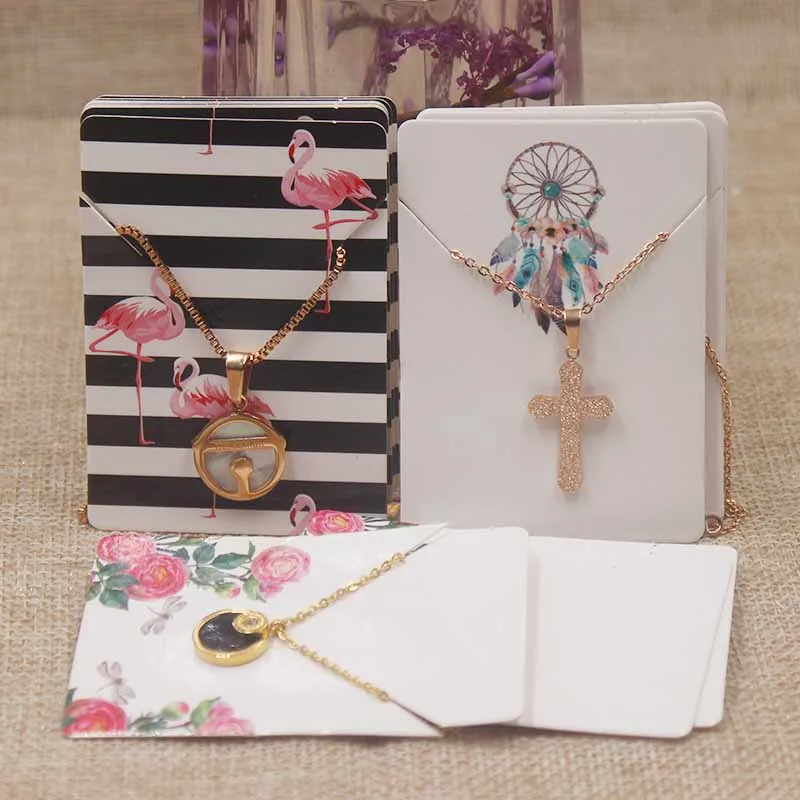 20 шт. новейший винтажный крафт ожерелье кулон пакет карты DIY ручной работы