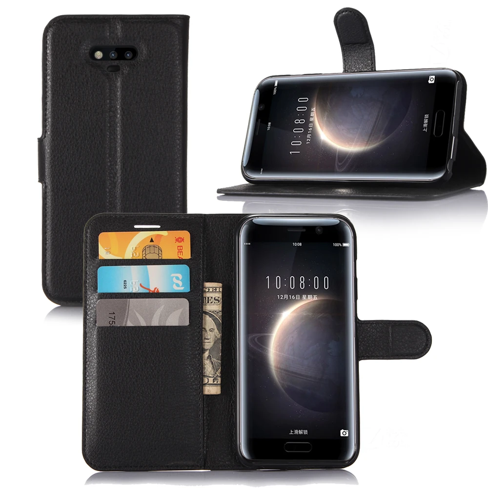 Оригинальный чехол кошелек из искусственной кожи для Huawei Honor Magic телефона с