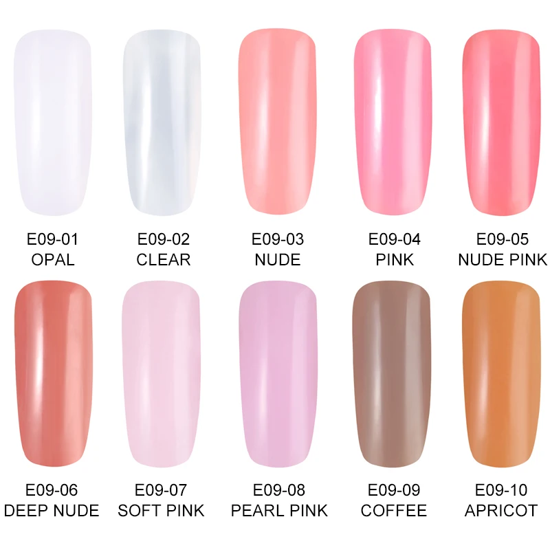 (8 шт./лот) набор полуперманентных полимерных лаков ROSALIND 15 мл для наращивания