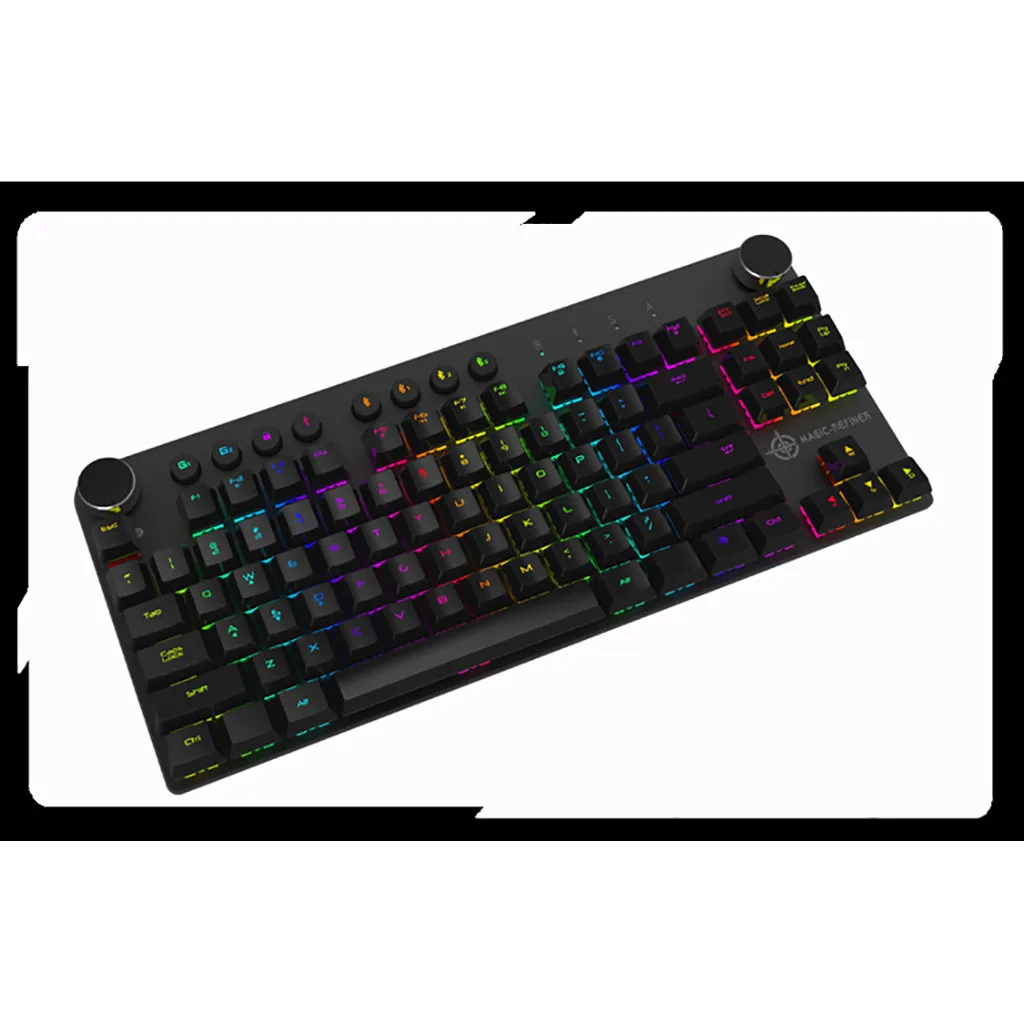 VOBERRY MK 11 Беспроводная Bluetooth + Проводная RGB Двухрежимная квадратная механическая
