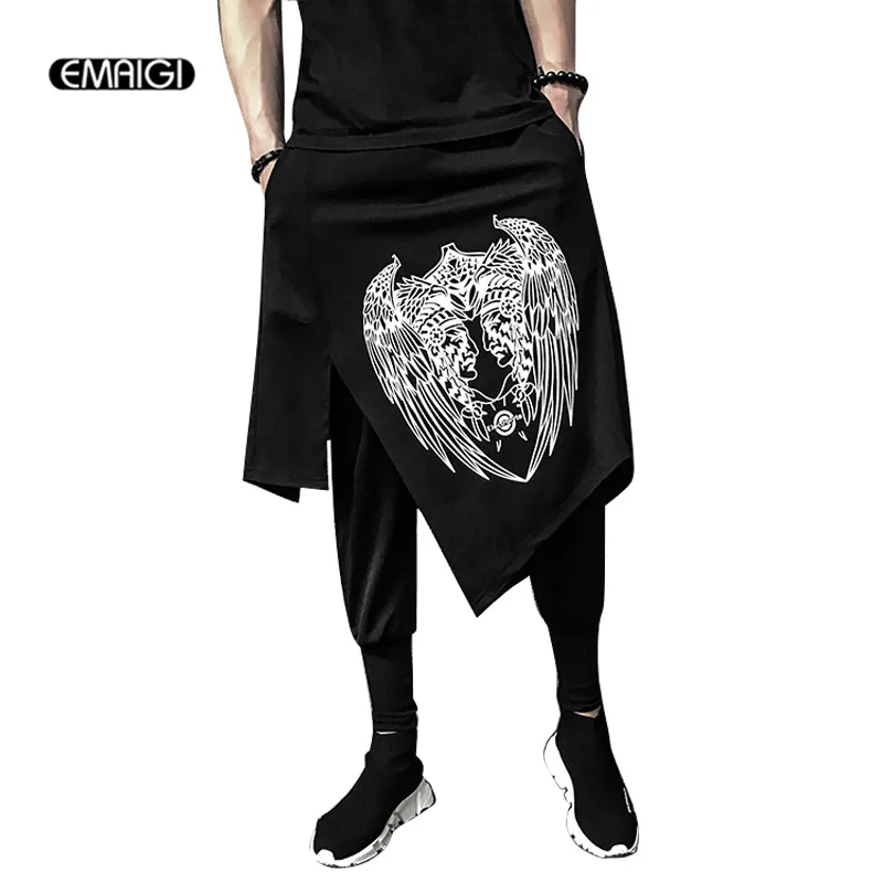 Мужские брюки шаровары в стиле хип хоп повседневные до щиколотки хоп|fashion