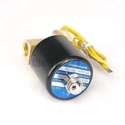 AC110V N/C 2 сторонний 1/4 &quotBSP газовый водяной пневматический Электрический