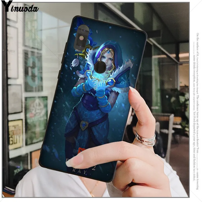 Yinuoda Shadow Fiend Dota 2 DIY окрашенный чехол для телефона для Xiao mi Red mi 5 5Plus Note4 4X Note5 6A mi 6 mi x2 mi x2S