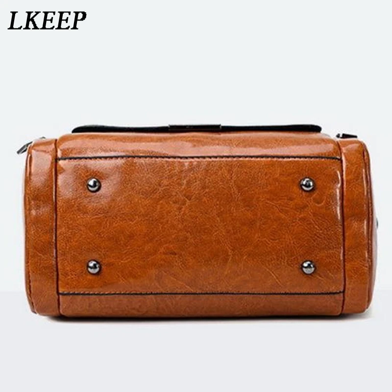 

High Quality Fashion Wax Oil Pu Leather Bag Ladies Handbags Women Handbag Handbag Woman Bag Shoulder Crossbody Bag