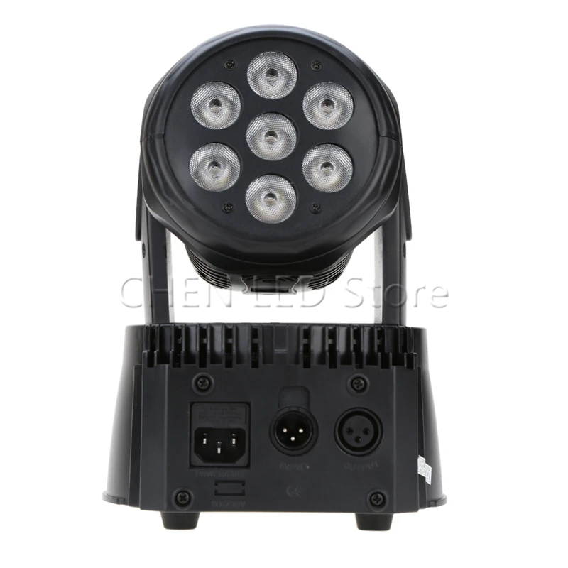Профессиональный RGBW Смешивание цветов DMX 512 мини движущаяся голова светильник 7