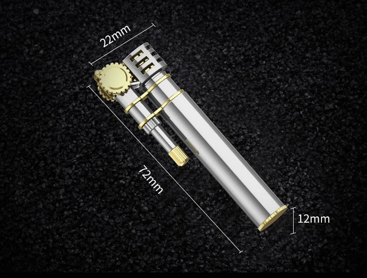 Мужская зажигалка для сигарет Chief slim с латунным покрытием|lighter no gas|gas lighterlighters lighters