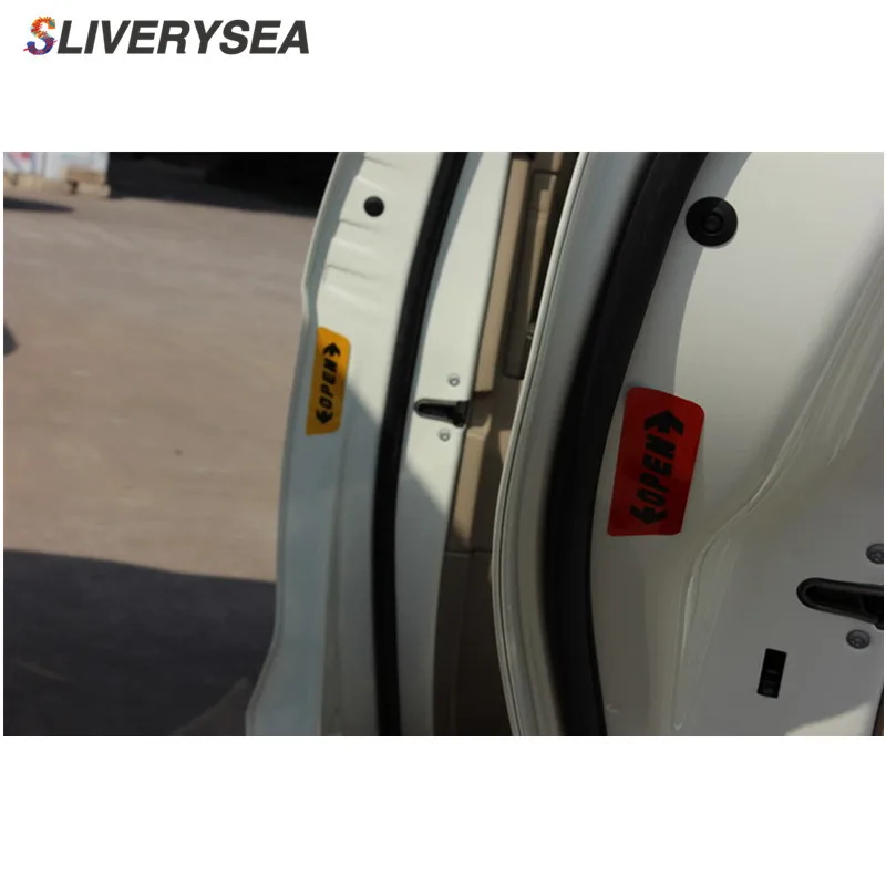 SLIVERYSEA 4 шт./компл. Светоотражающая наклейка для защиты от открытой двери