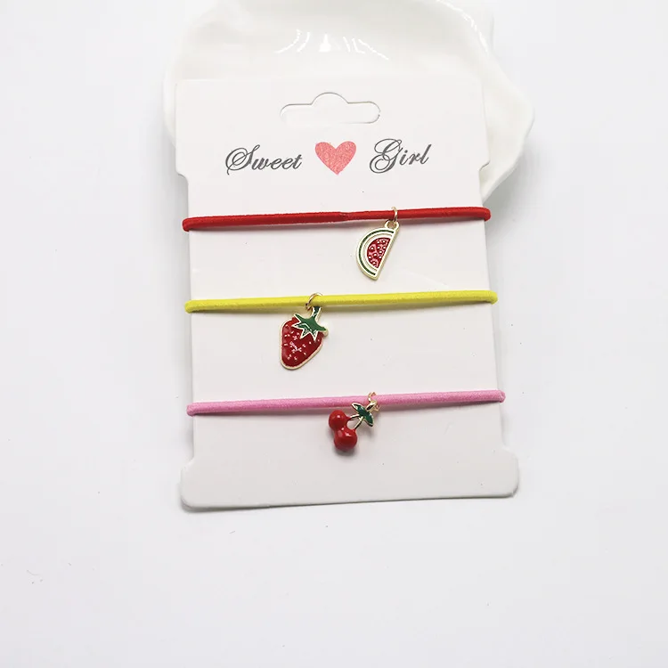 Детская резинка для волос с маленькой подвеской Детские резинки волосы девочек