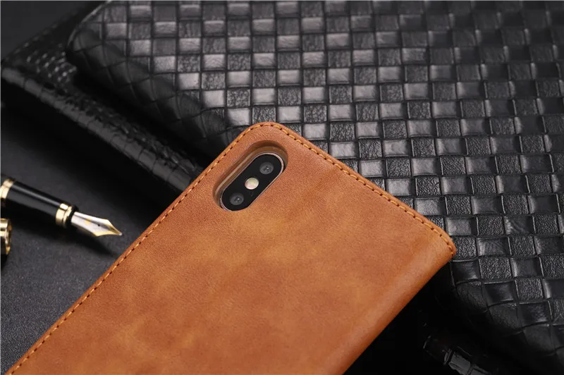 Чехол из искусственной кожи для iPhone 11 Pro X XR XS Max 8 plus, флип-кошелек, магнитный держатель для карт, чехол для телефона iPhone 6, 6s, 7, 8 Plus, чехол
