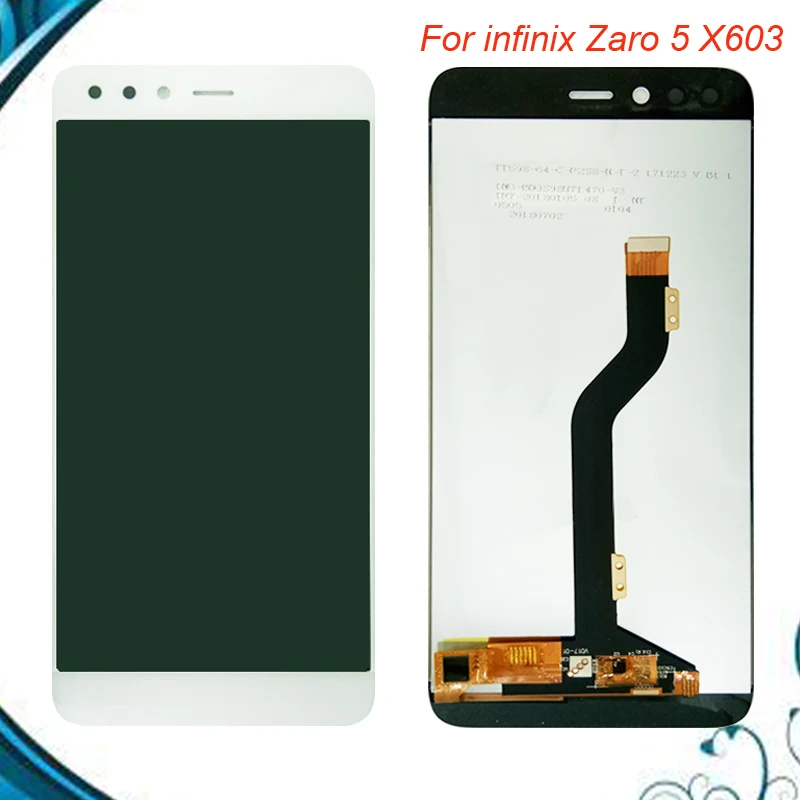Black White For infinix Zaro 5 X603 Zaro5 LCD Display Touch Screen Glass Digitizer Assembly Replacement | Мобильные телефоны и