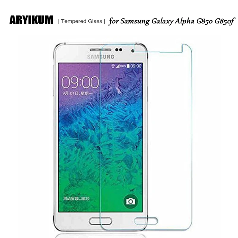 9H 2.5D Закаленное стекло для samsung Galaxy Alpha G850 G850f SM Защитная пленка экрана стекло|glass for
