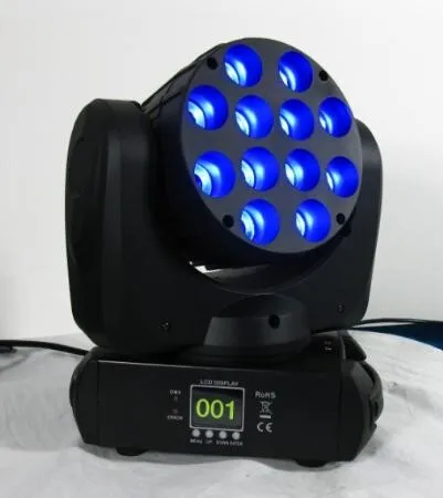 Высокое качество 12*10 Вт RGBW 4 в 1 lyre led Луч движущаяся голова Вечерние огни Led мыть dj