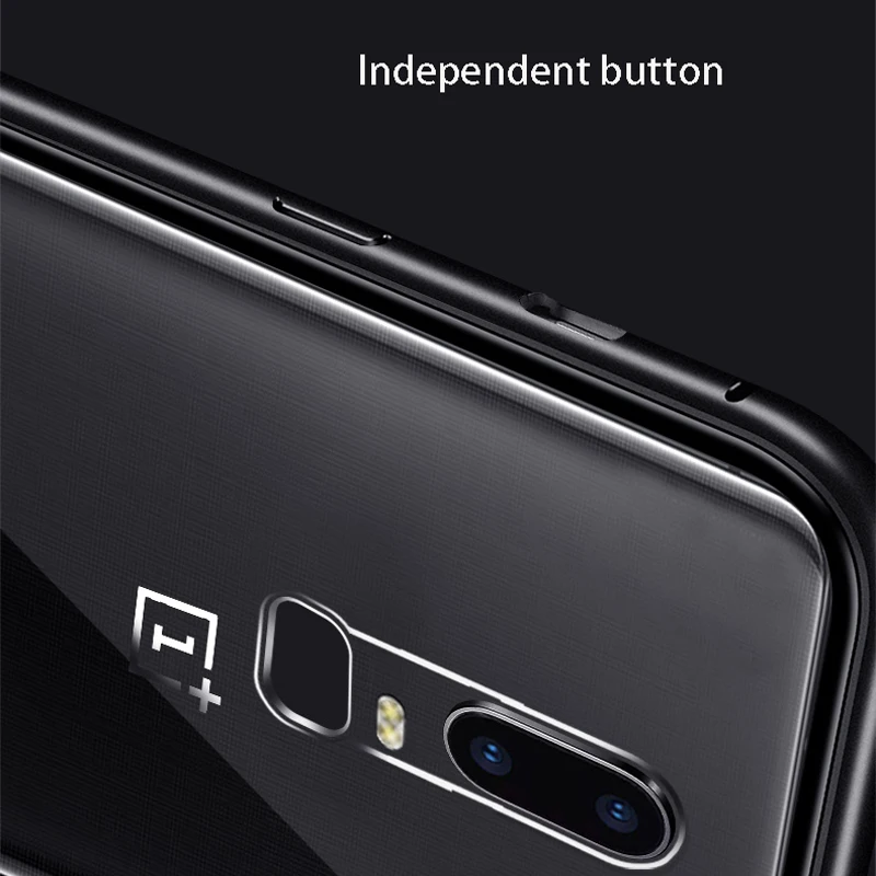 Магнитный адсорбционный чехол для телефона OnePlus 7 Pro One Plus 6 T задняя крышка из