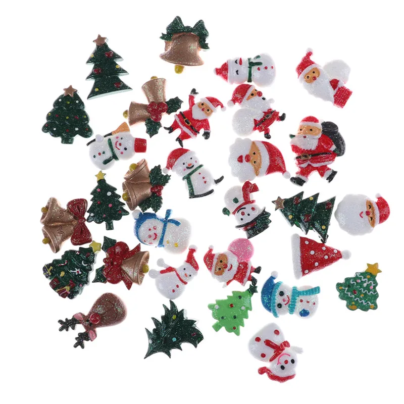 10 шт. разноцветные Рождественские куклы миниатюрные игрушки для ролевых игр