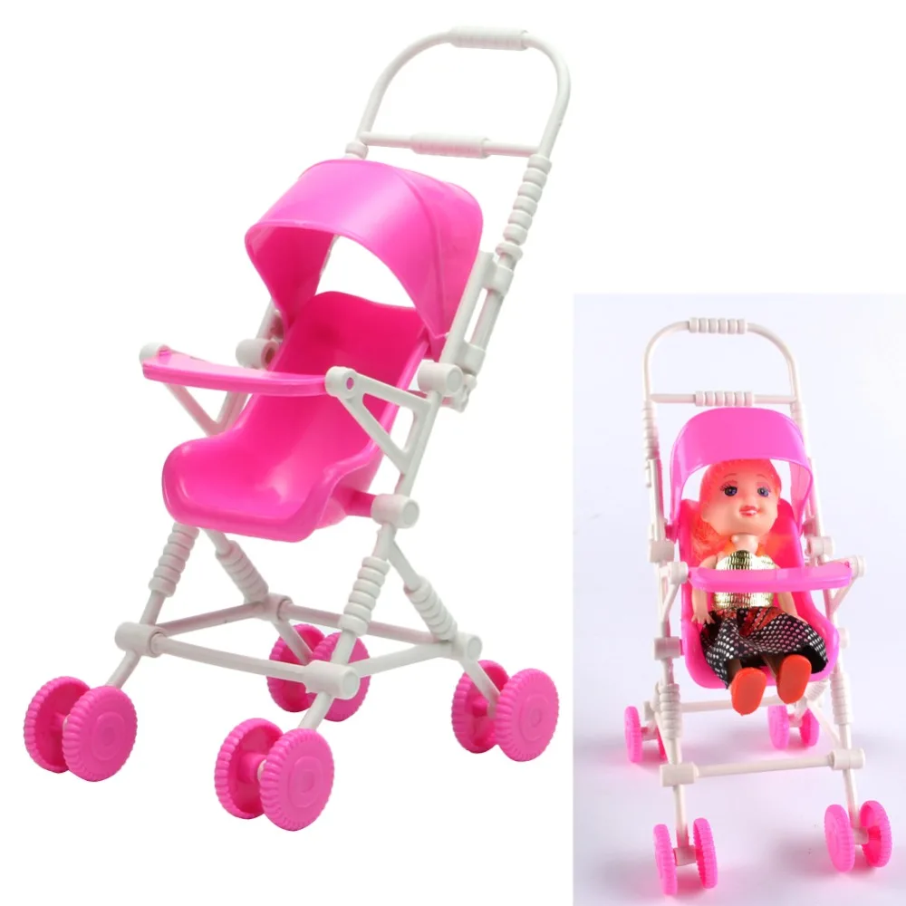 Новая сборка кукла для детской коляски тележка детская игрушечная мебель