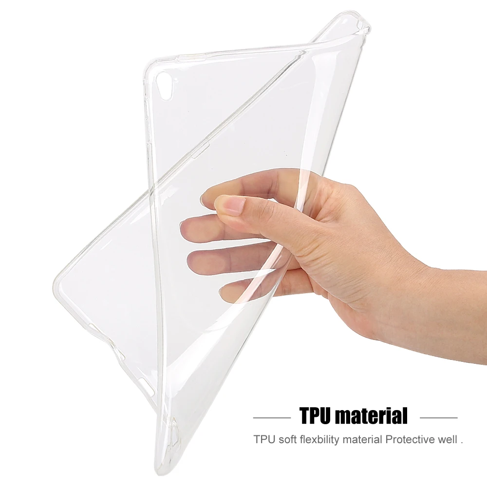 Redlai для нового iPad 9 7 дюйма 2018 A1893 прозрачный мягкий чехол из ТПУ дюймов 2017 выпуска