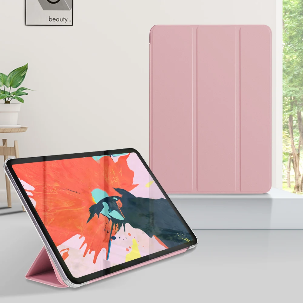 Чехол DOWSWIN для iPad Pro 12 9 2018 кожаный чехол Магнитный жесткий | Компьютеры и офис
