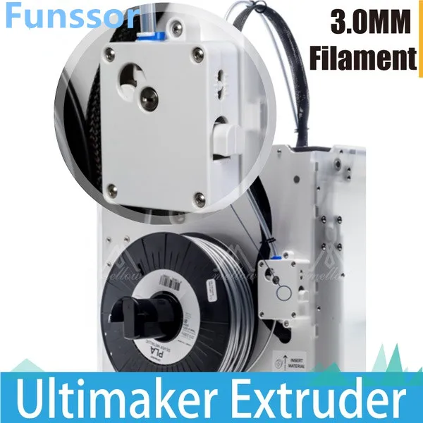 Funssor Upgrade Ultimaker 2 + Extended plus upgrade экструдер комплект 3 мм филаментный редукторный