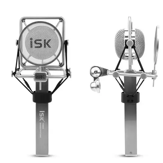 Оригинальный Топ Класс ISK t3000 позолота конденсаторный микрофон записи