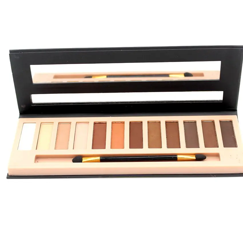 Pro 12 Colors Shimmer Or Matte Eyeshadow Makeup Palette Long Lasting Eye Shadow Natural Nude Cosmetics With Brush |