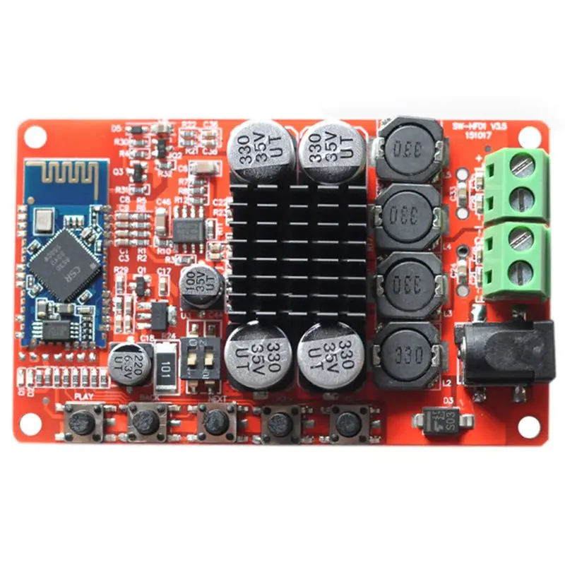 TDA7492P 50 Вт + беспроводной Bluetooth 4 0 аудио приемник Цифровой усилитель плата|amplifier