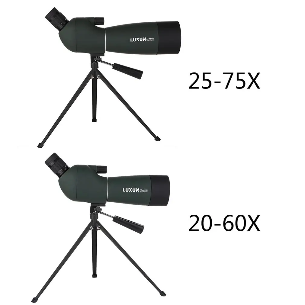 20-60x60/25-75x70 Зрительная труба зум монокулярный телескоп большая апертура HD
