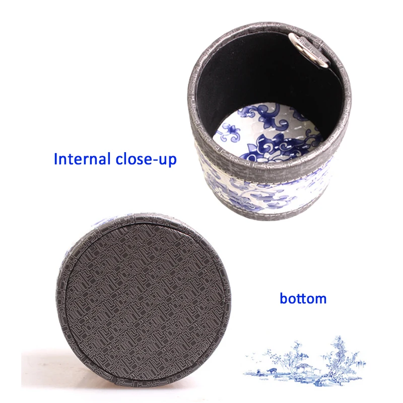 1 шт. сумка для хранения на автомобильном выходе синяя и белая фарфоровая кожа