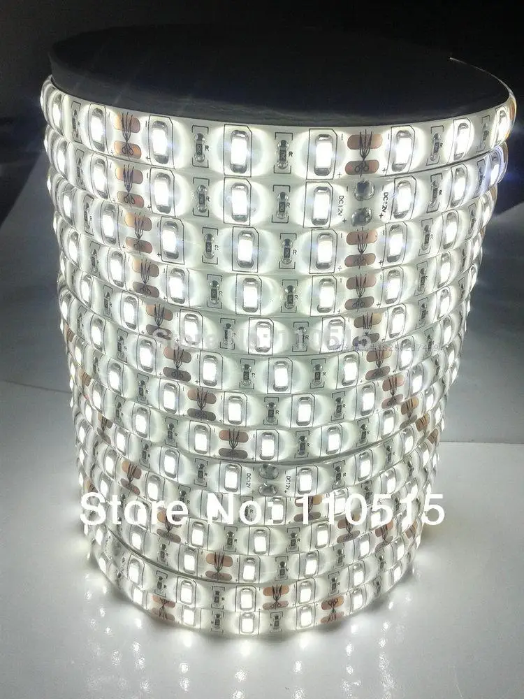 Теплый белый природа 5 м 300LED 5630 СМД DC12V нет водонепроницаемый гибкие из