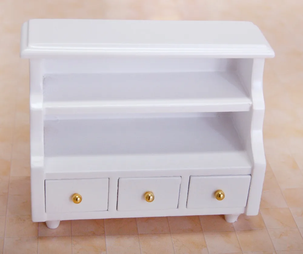 

Bathroom Cabinet 1:12 Dollhouse Miniature Furniture White #WA0015