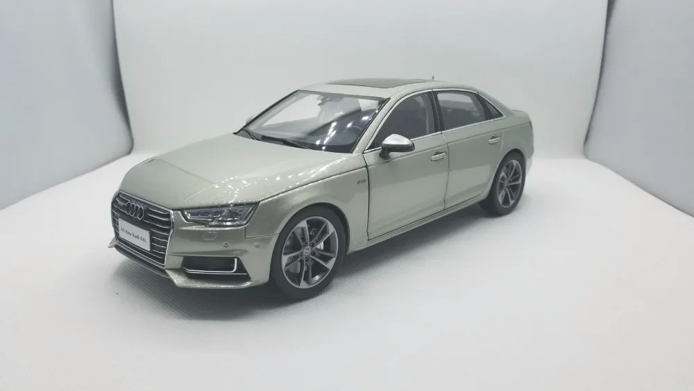 

Модель литая в масштабе 1:18 для A4L 2017, игрушечный автомобиль из золотого сплава, миниатюрные коллекционные подарки A4 S4