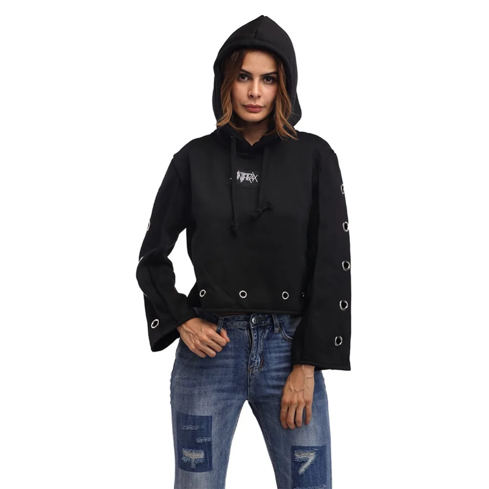 Tilapia 2017 new autumn women hoodies casual solid hooded swearshirt long sleeve girls | Женская одежда