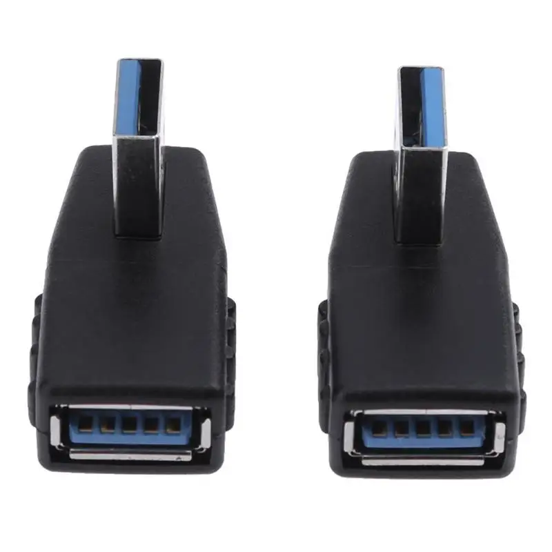 5 in 1 USB 3.0 A Male to Female 90 Degree+Straight Angled Adapter Connector Angle Extension Extender Set | Обустройство дома