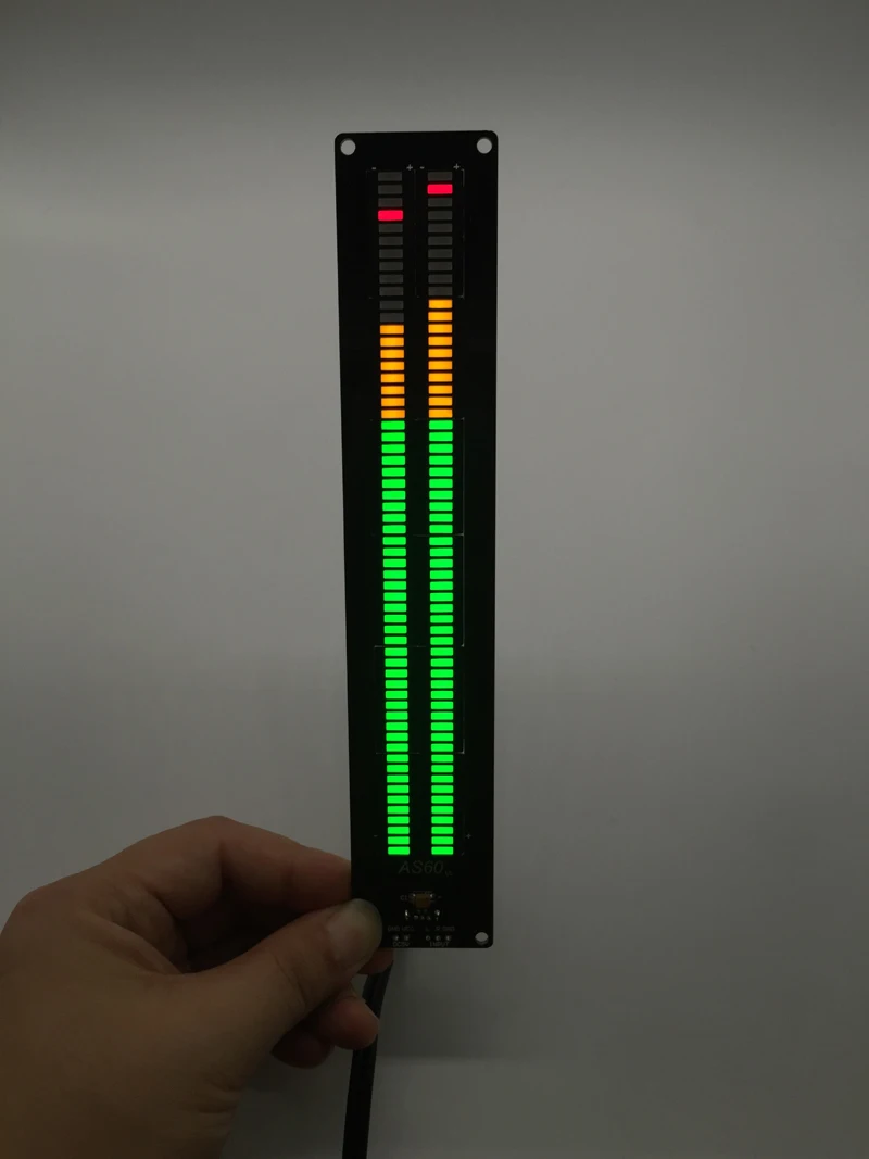 60led digital Level Meter Audio LED Display Spectrum Analyzer For AMP KTV |