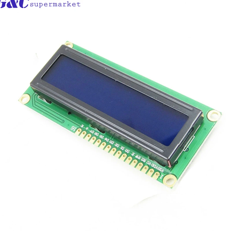 1602 Модуль ЖКД синий/желто зеленый экран с IIC/I2C 16x2 ЖК модуль подсветки LCD + I2C IIC 5V Для