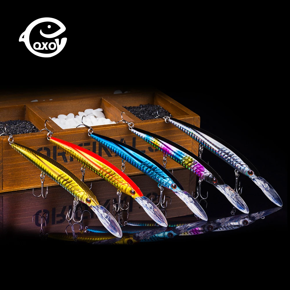

QXO Lure Wobbler Floating Minnow Jigging 14cm All For Fishing Sea Jig Fishing Lures Pellet Octopus Silicone Soft Bait Jig Spoon
