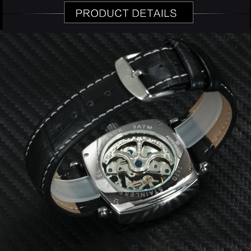 Часы наручные FORSINING Мужские механические брендовые Роскошные автоматические
