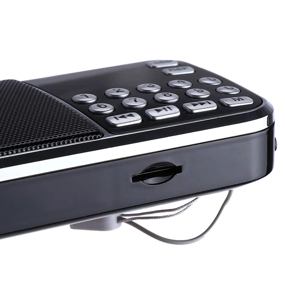Accewit L 088 Портативный FM радио Динамик музыкальный плеер с 3 5 мм аудио/Mini USB/TF слот