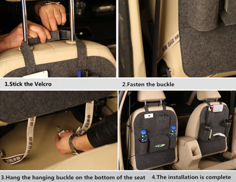 

Universal 1PCS Car seat back storage bag For Honda CRV Accord HR-V Vezel Fit City Civic Crider Odeysey Crosstour Jazz Jade