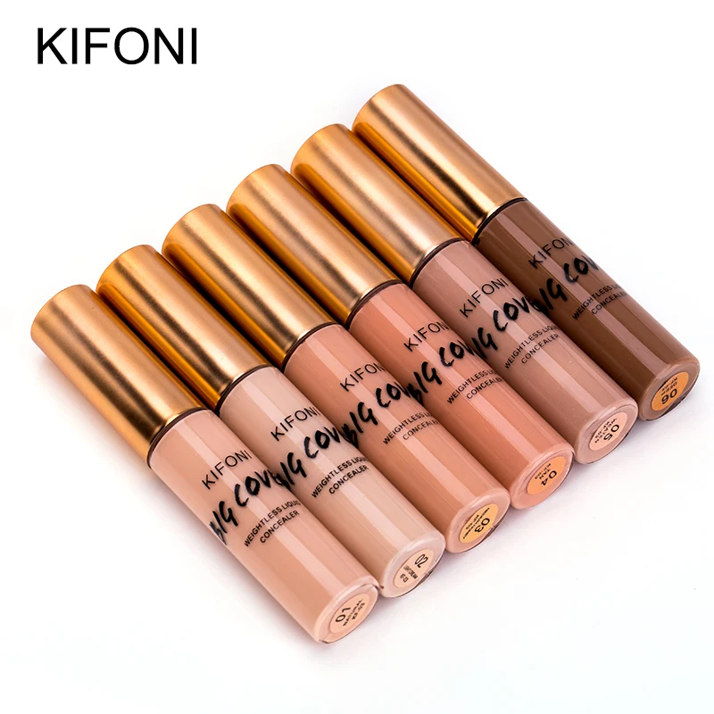 

KIFONI New arrival 6 color1 set Makeup Liquid concealer Convenient Pro eye concealer cream Face Makeup Corrector for Face Suit