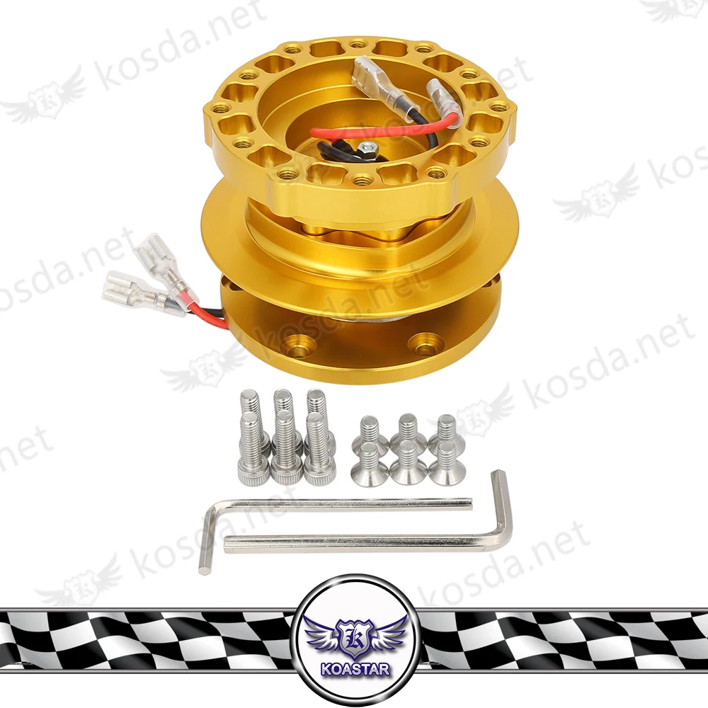 Алюминиевый руль быстросъемный концентратор Boss Kit 12 болтов гоночное