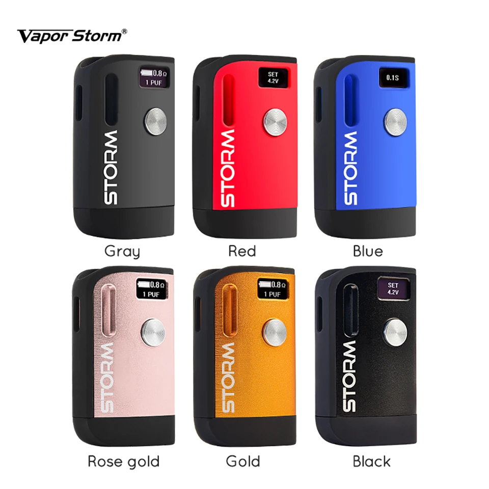 Оригинальный боксмод Vapor Storm S1 CBD бокс мод для электронных сигарет 800 мАч