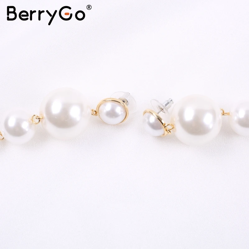 BerryGo изысканные шикарные жемчужные капельки Женские аксессуары модные эффектные уличные аксессуары вечерние Подвески Женские аксессуары