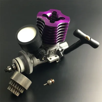 Engine 1/10 RC 4WD модель игрушечного автомобиля HSP 94122 четырехколесный двухскоростной масляный движущаяся Гоночная машина метанол масляная рама - Цвет: Engine