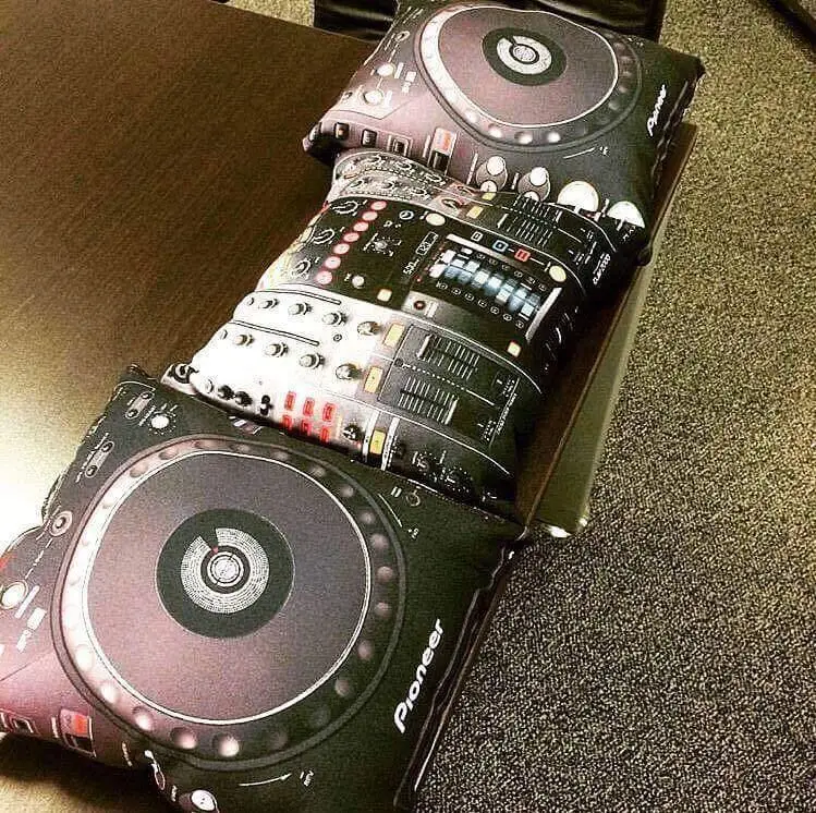 DIY пользовательские NUMARK DJ музыка управление пледы наволочка Подушка на молнии мягкий фланелевый Zipperer квадратный пледы подушки Чехол